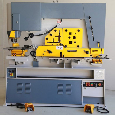 Pekerja Besi Hidrolik Q35y-20 Gabungan Mesin Punching Dan Geser Logam