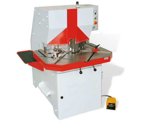 4mm 2mm Hidrolik Corner Notching Machine Mesin Pemotong Pipa Notcher